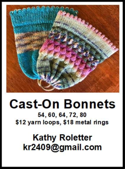 Cast-on Bonnets Ad