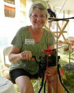 Kathy Roletter demonstrating her Home Profit Master Machine