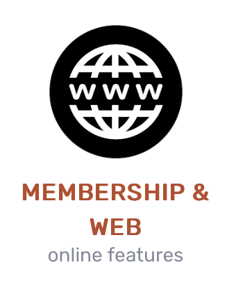 Web and membership updates and features